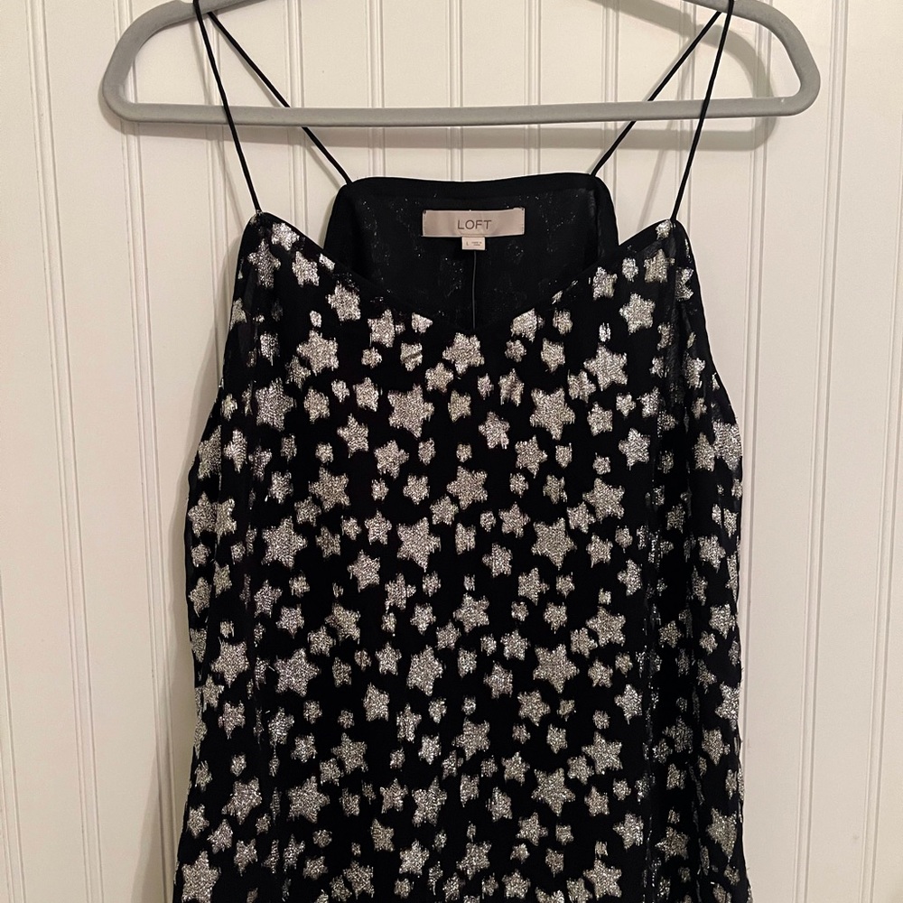 LOFT Black/Gold Top